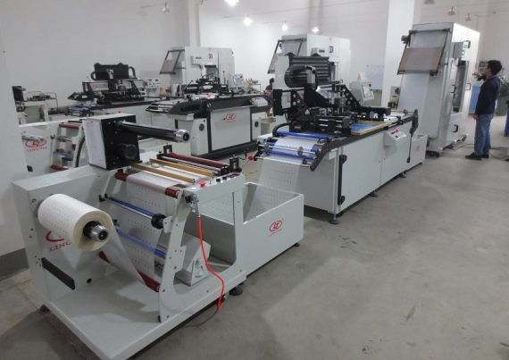 Roll-Roll Screen Printing Machine do PVC, PET