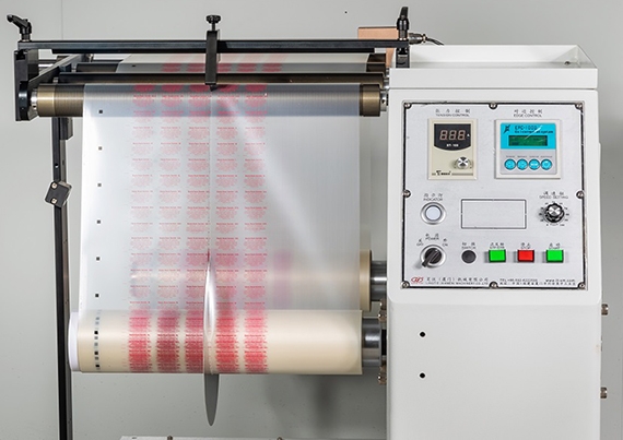 Nowy stan Maszyna do cięcia i przewijania rolek papieru termicznego 
